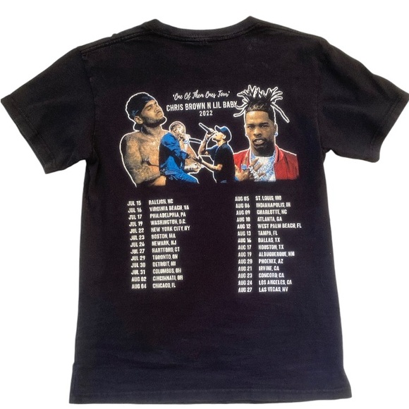 2022’ Lil Baby and Chris Brown Tour Shirt - Picture 2 of 5